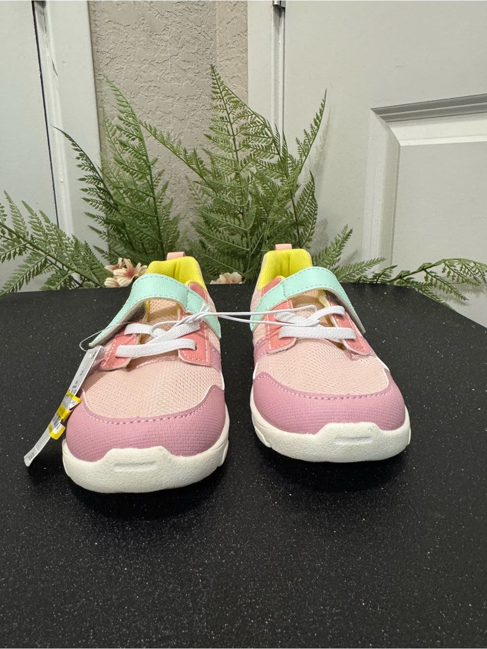 & Other Stories Pink and Mint Kids Sneakers